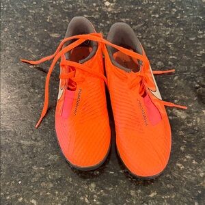 Nike Phantom Vision Bright Orange Cleats